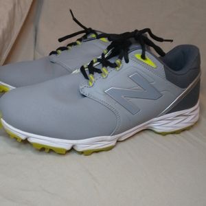 New Balance Striker Golf shoes blue/gray color with yellow. Mens size 9.5